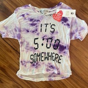 WILDFOX it’s 5:00 somewhere shirt
